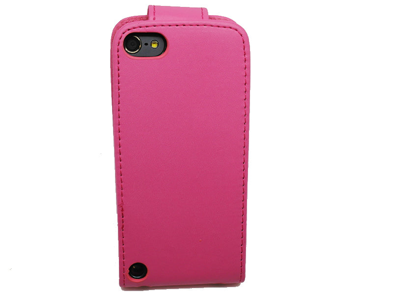Pink Flip Leder Etui iPod Touch 5