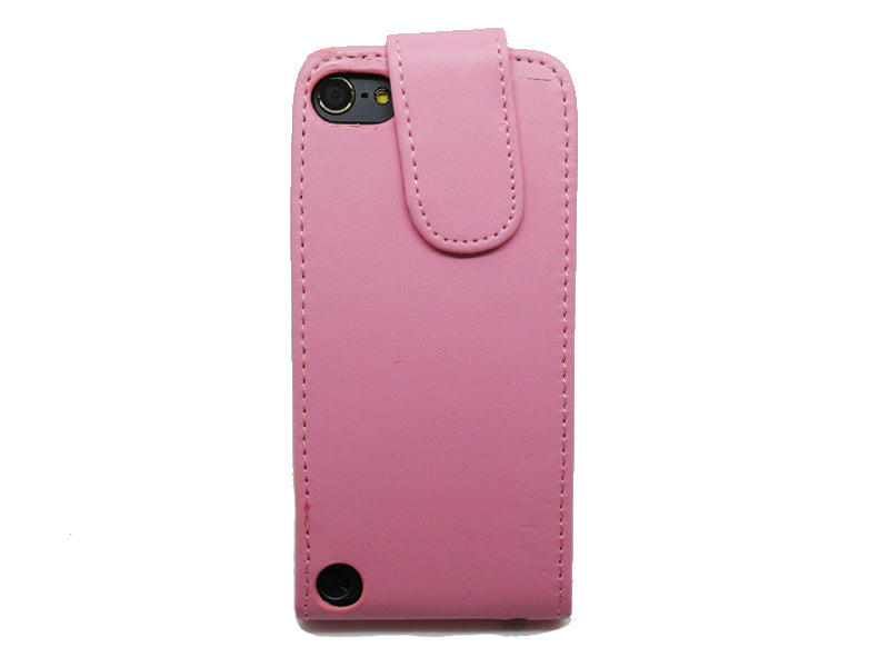 Rosa Flip Leder Etui iPod Touch 5