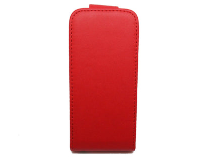Rot Flip Leder Etui iPod Touch 5