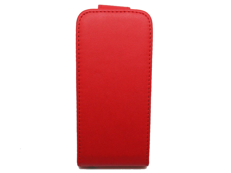 Rot Flip Leder Etui iPod Touch 5