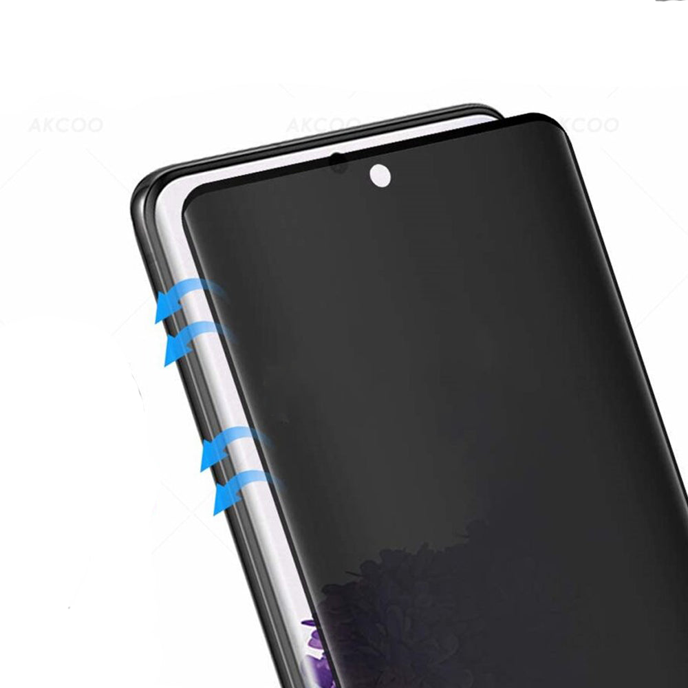 9D Full Privacy Anti Spy Panzerglas für Samsung Galaxy S20