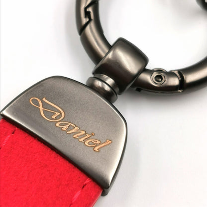 AMG Rot Schlüsselanhänger (Auf Wunsch mit Gravur)