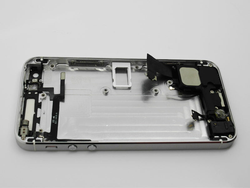 iPhone 5 Alu Backcover Rückseite Weiss