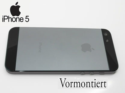 iPhone 5 Alu Backcover Rückseite Grau