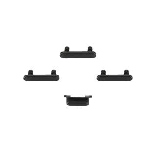 Tasten Set (Sidekey) 4 Teile kompatibel mit iPhone 8/SE2 20, Schwarz