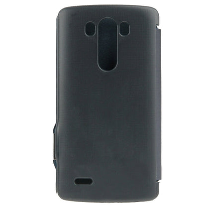 Horizontal Flip Ledertasche für LG G3 dunkeblau