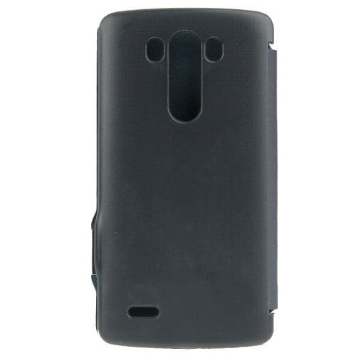 Horizontal Flip Ledertasche für LG G3 dunkeblau