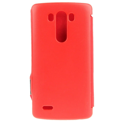 Horizontal Flip Ledertasche für LG G3 rot
