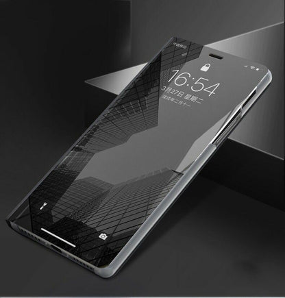Samsung Galaxy  S20 Ultra Spiegel Flip Mirror Clear View Case Schwarz