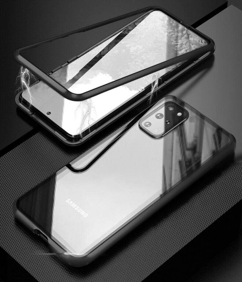 360° Magnet Case Für Samsung Galaxy S20 Ultra Hülle Metall Tasche Schwarz