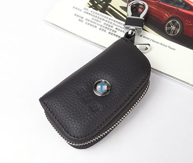 Auto Schlüssel Hülle Etui Echt Leder Tasche für BMW
