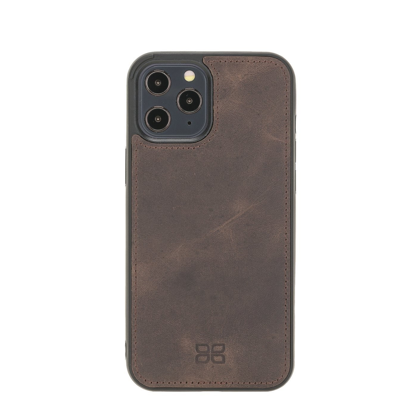 Bouletta Magnetische abnehmbare Handyhülle aus Leder mit RFID-Blocker für iPhone 12 Pro Max Tiguan Brown