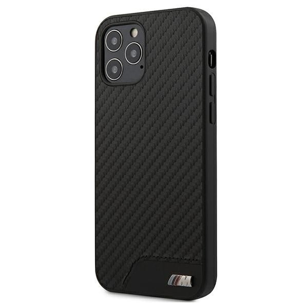 BMW - M-Collection - iPhone 12 Schwarz - Carbon Hard Cover Schutzhülle