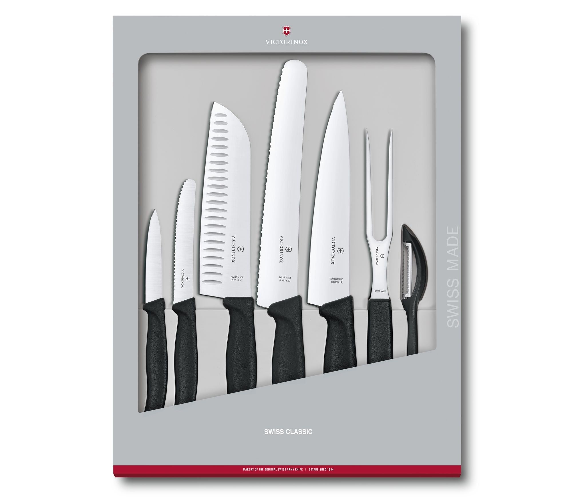 Swiss Modern Messerblock, 6-teilig