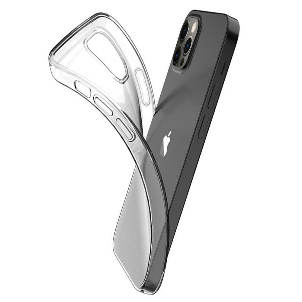 Cyoo - Ultra Slim Silikon Case - iPhone 12 - Transparent Cover Schutzhülle