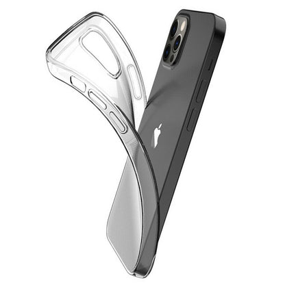 Cyoo - Ultra Slim Silikon Case - iPhone 12 - Transparent Cover Schutzhülle