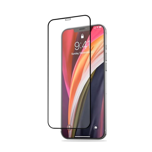 iPhone 12 Pro Panzerglas 3D Full Screen Schwarz