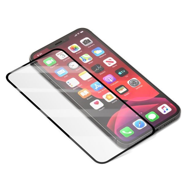 iPhone 12 Pro Panzerglas 3D Full Screen Schwarz