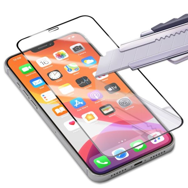 iPhone 12 Pro Panzerglas 3D Full Screen Schwarz