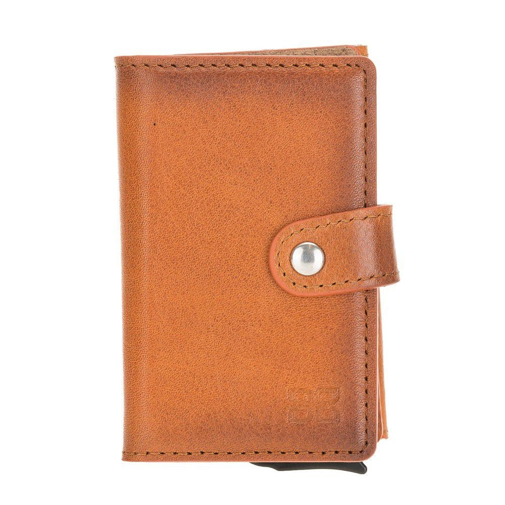 Bouletta Terry Coin Kartenhalter aus Leder RST2EF Taba RFID