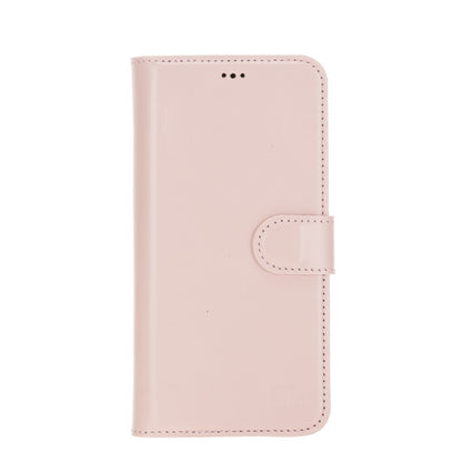 Bouletta Magnetische abnehmbare Handyhülle aus Leder mit RFID-Blocker für iPhone 12 Pro Max Pink