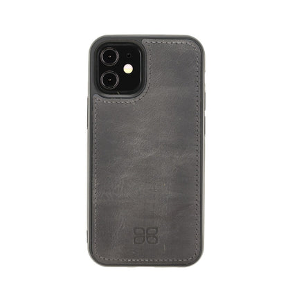 Bouletta Magnetische abnehmbare Handyhülle aus Leder mit RFID-Blocker für iPhone 12 Mini Nude Pink