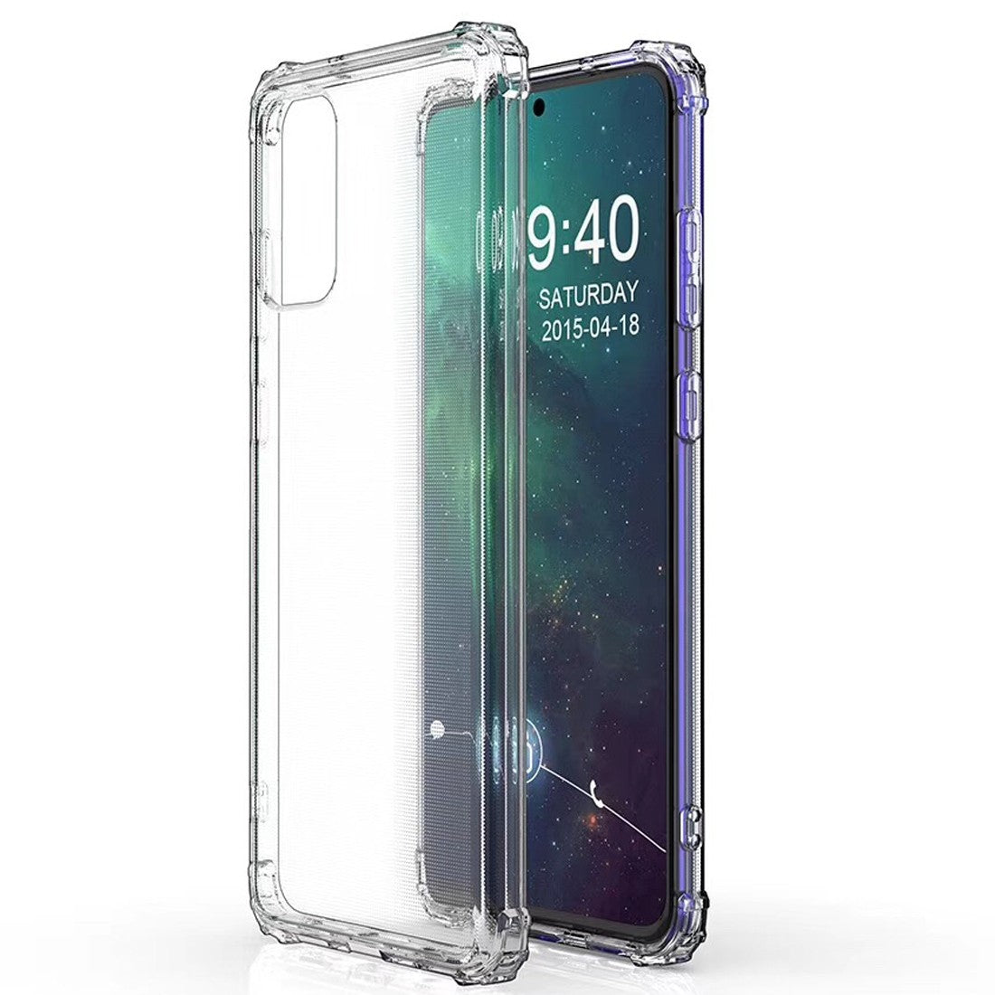Galaxy S20 Plus Shockproof Transparent TPU Protective Case
