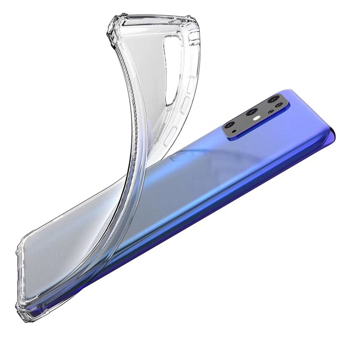 Galaxy S20 Plus Shockproof Transparent TPU Protective Case