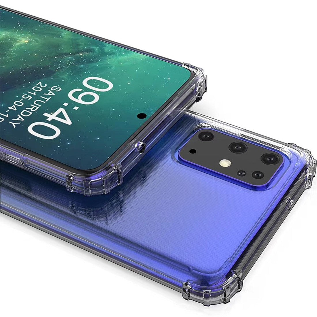 Galaxy S20 Plus Shockproof Transparent TPU Protective Case