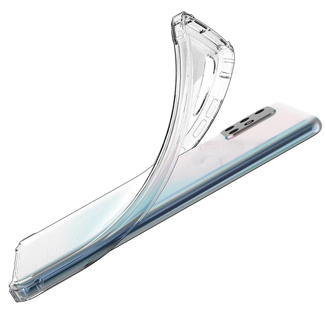 Galaxy A71 Shockproof Transparent TPU Protective Case