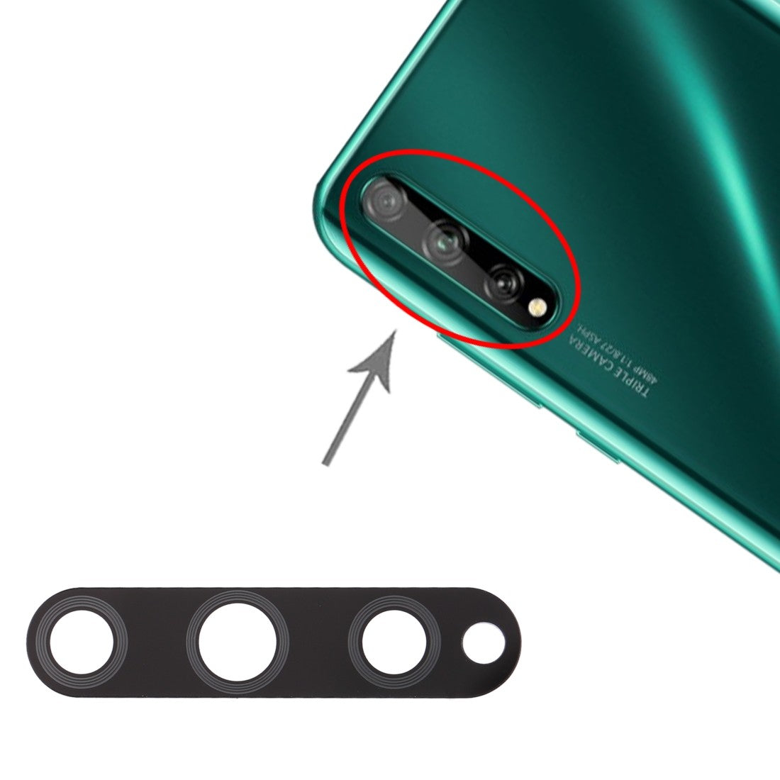 Hinter Kamera Linse für Huawei Enjoy 10s
