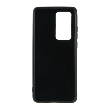 Huawei P40 Pro Carbon Fiber Texture Shockproof TPU Protective Case Schwarz