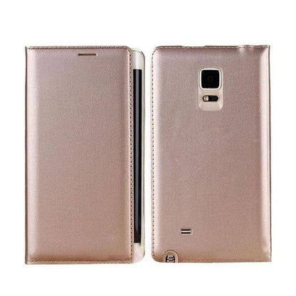 Leder Samsung Galaxy Note Edge Gold