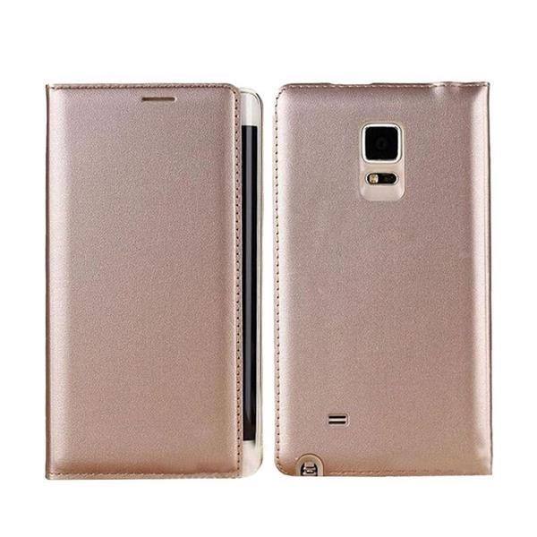 Leder Samsung Galaxy Note Edge Gold
