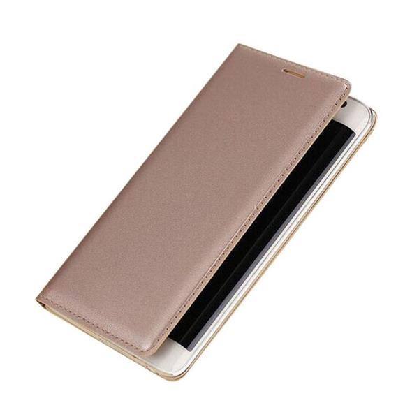 Leder Samsung Galaxy Note Edge Gold