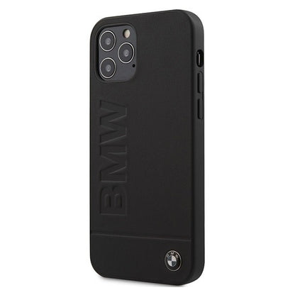 BMW - Logo Imprint - iPhone 12 mini (5.4) - Schwarz Cover Case Schutzhülle Hülle