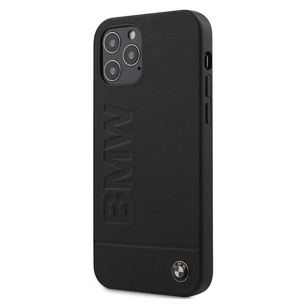 BMW - Logo Imprint - iPhone 12 mini (5.4) - Schwarz Cover Case Schutzhülle Hülle