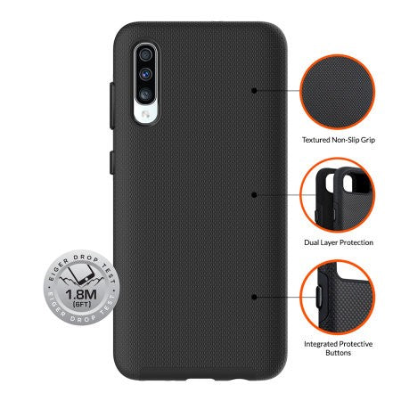 Eiger - Samsung Galaxy A50 / A30s North Case Premium Hybrid Schutzhülle (EGCA00141) - Schwarz