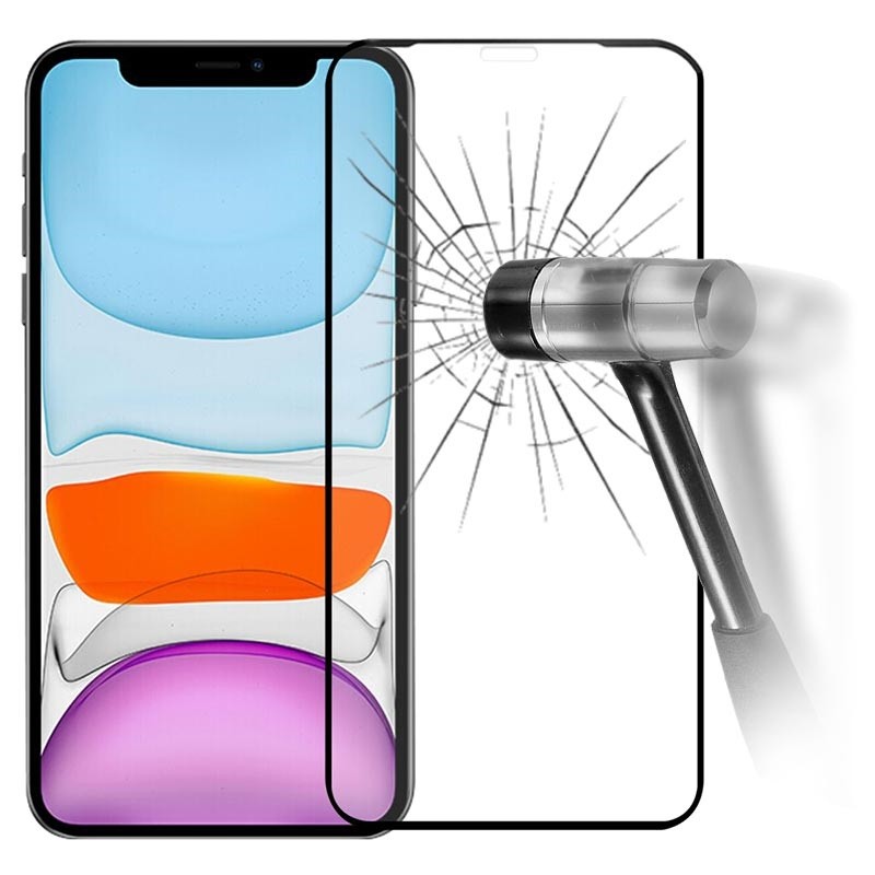 IPHONE 12/12 PRO PANZERGLAS - 9H - SCHWARZ