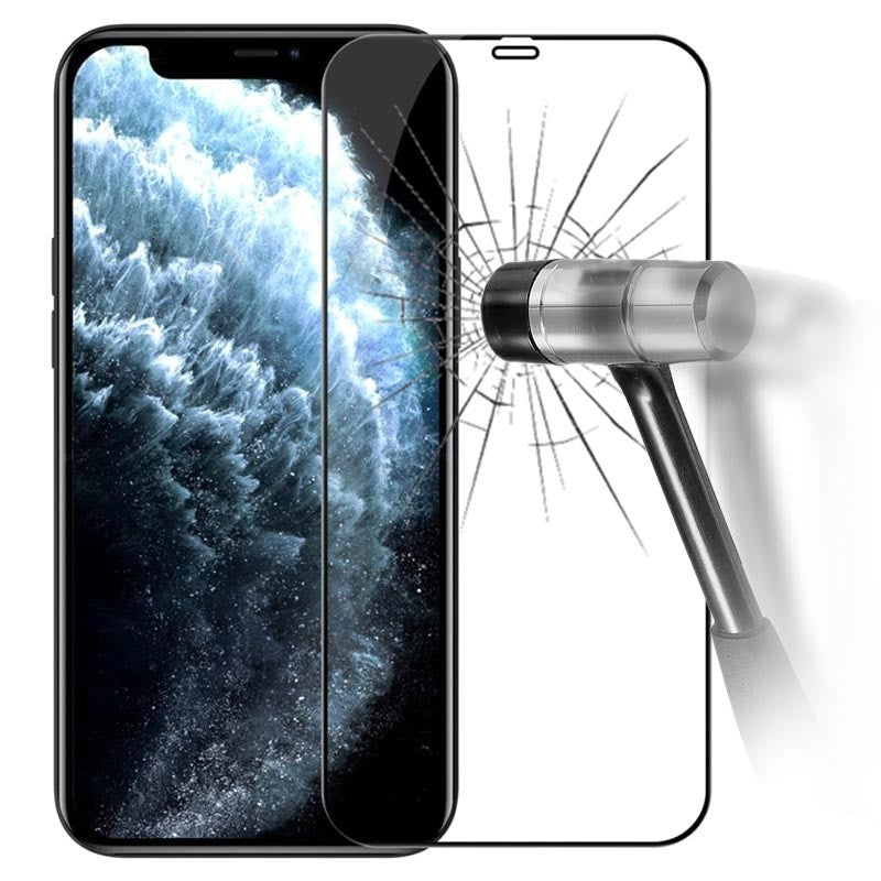 6D PREMIUM IPHONE 12 PRO MAX PANZERGLAS - 9H SCHWARZ