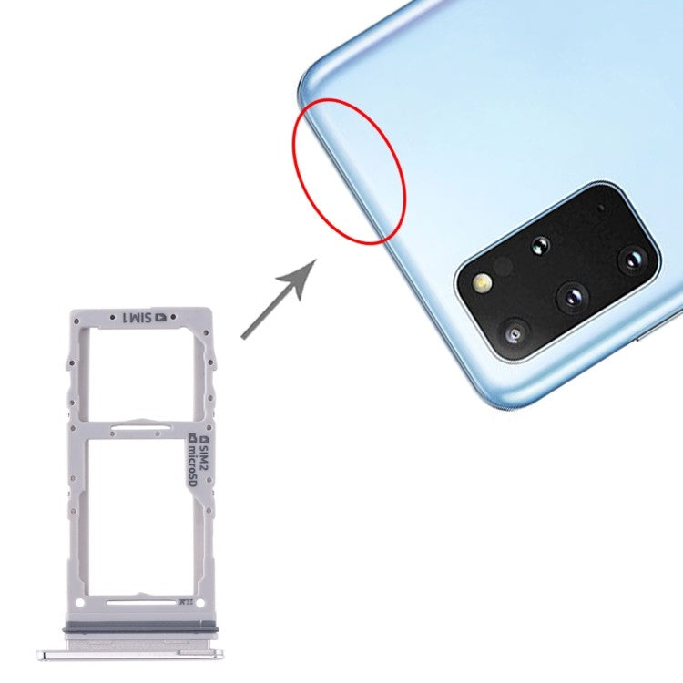 Samsung Galaxy S20 Plus Sim Tray Weiss