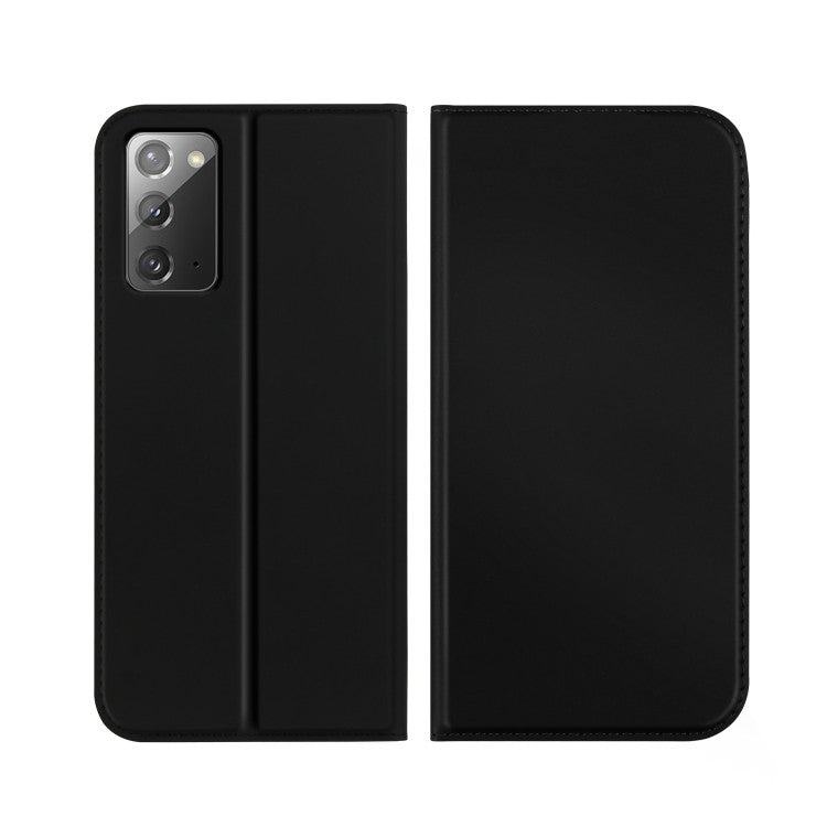 Samsung Galaxy Note 20 Ultra ISKIN Series Slight Frosted PU Hülle + TPU Case Schwarz