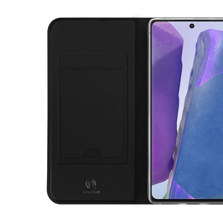 Samsung Galaxy Note 20 Ultra ISKIN Series Slight Frosted PU Hülle + TPU Case Schwarz