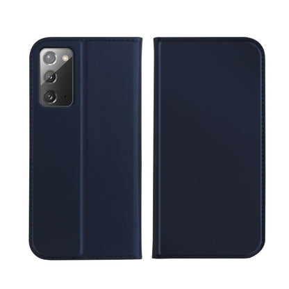 Samsung Galaxy Note 20 Ultra ISKIN Series Slight Frosted PU Hülle + TPU Case Blau
