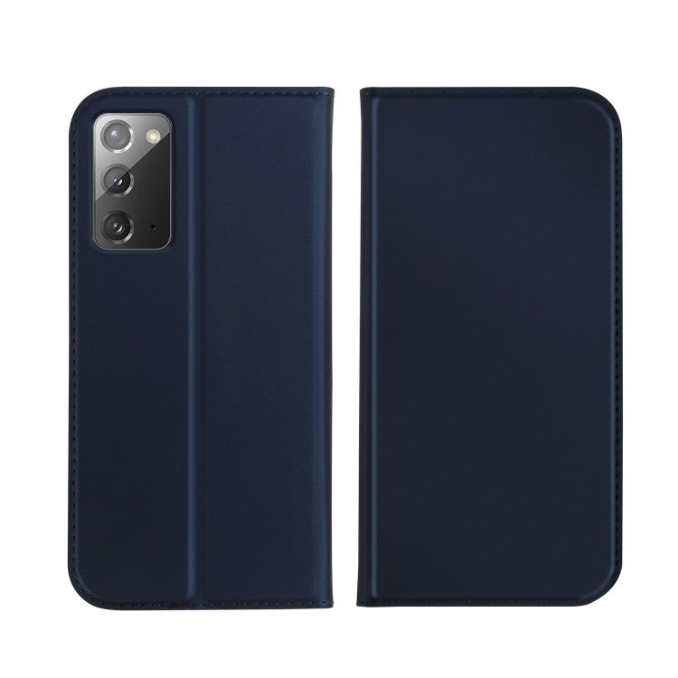 Samsung Galaxy Note 20 Ultra ISKIN Series Slight Frosted PU Hülle + TPU Case Blau
