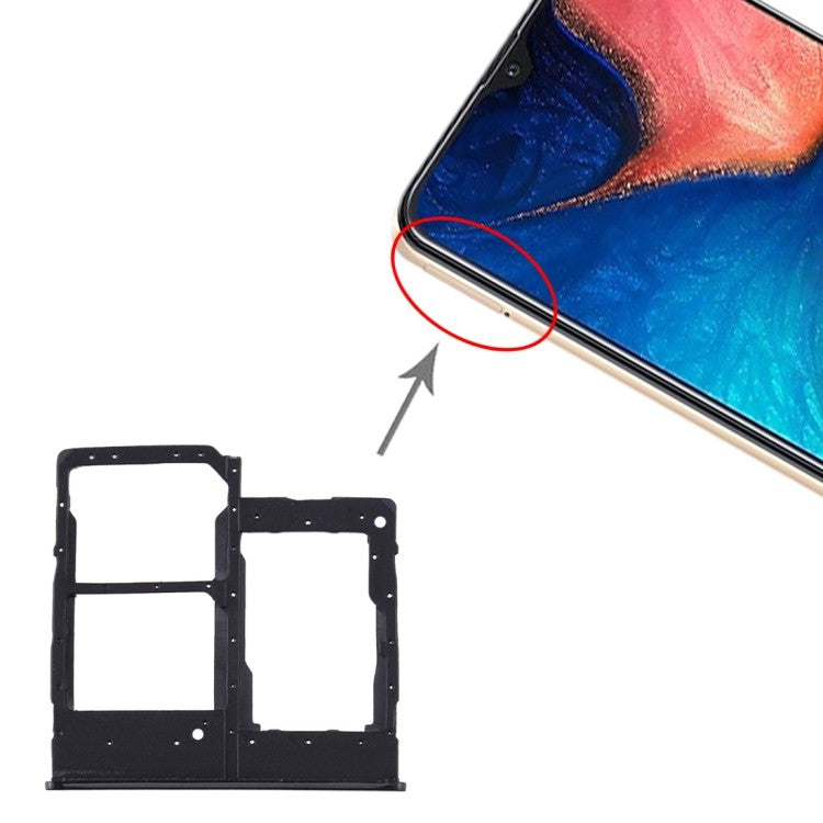 SIM Card Tray + Micro SD Card Tray für Samsung Galaxy A20e