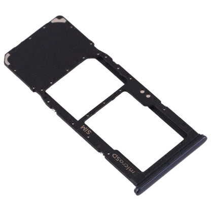 SIM Card Tray + Micro SD Card Tray for Galaxy A70 Schwarz