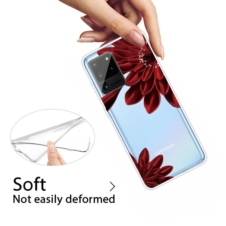Samsung Galaxy Note 20 Ultra Shockproof Painted TPU Protective Case Hülle (Safflower)