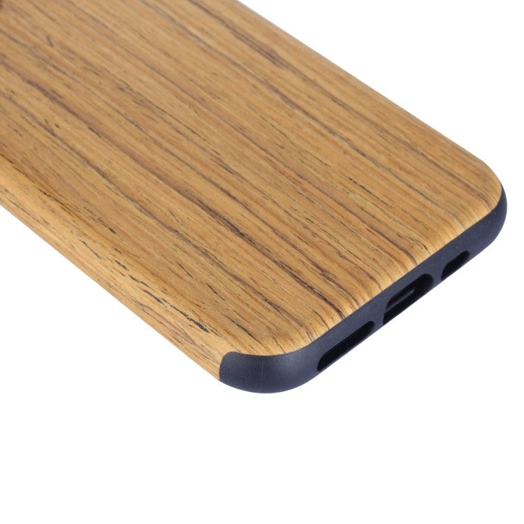 iPhone 12 Pro Wood Texture TPU Protective Case (Rotes Sandelholz)