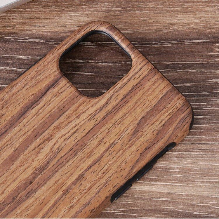 iPhone 12 Pro Wood Texture TPU Protective Case (Rotes Sandelholz)